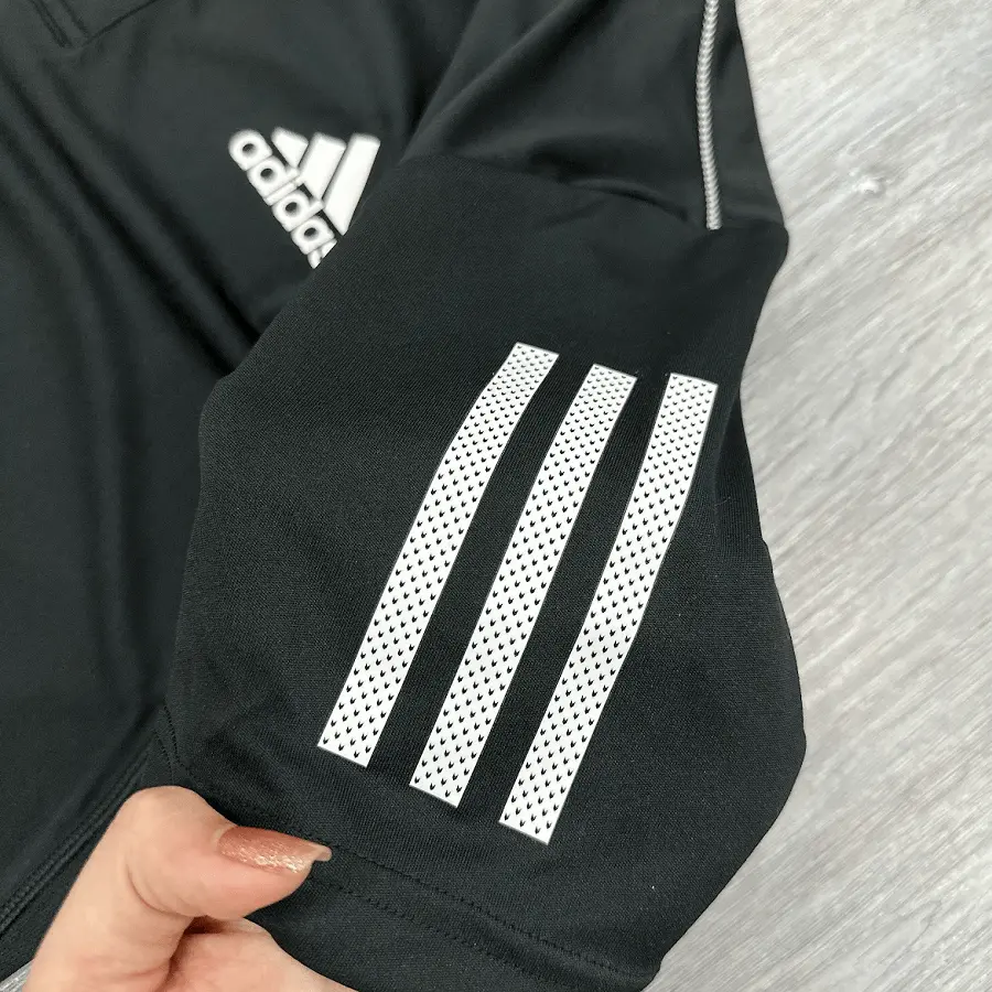 Alternative view of Áo Adidas 3 Stripes Club Polo Shirt Black DU0848