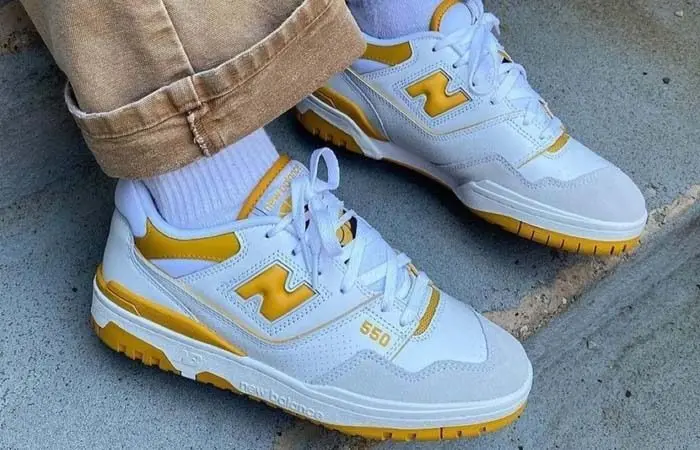 Giày New Balance 550 'Varsity Gold' BB550LA1 - Ảnh 6