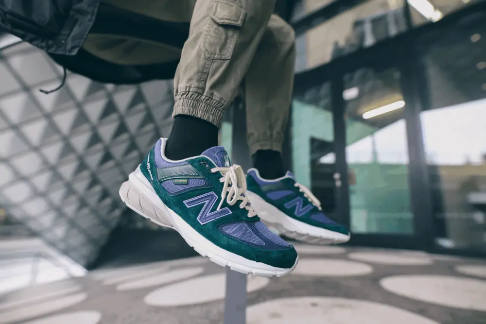 Giày New Balance Aimé Leon Dore ‘Forest Green’ M990AL5 - Ảnh 5
