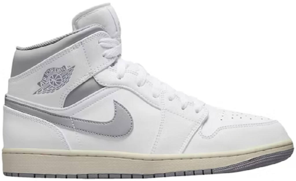 Giày Nike Air Jordan 1 Mid 'White' 554725-135