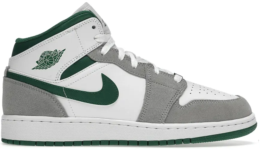 Giày Nike Air Jordan 1 Mid Light Smoke Grey Pine Green DC7248-103