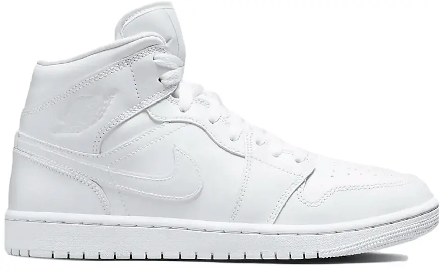 Giày Nike Air Jordan 1 Mid 'Triple White' DV0991-111