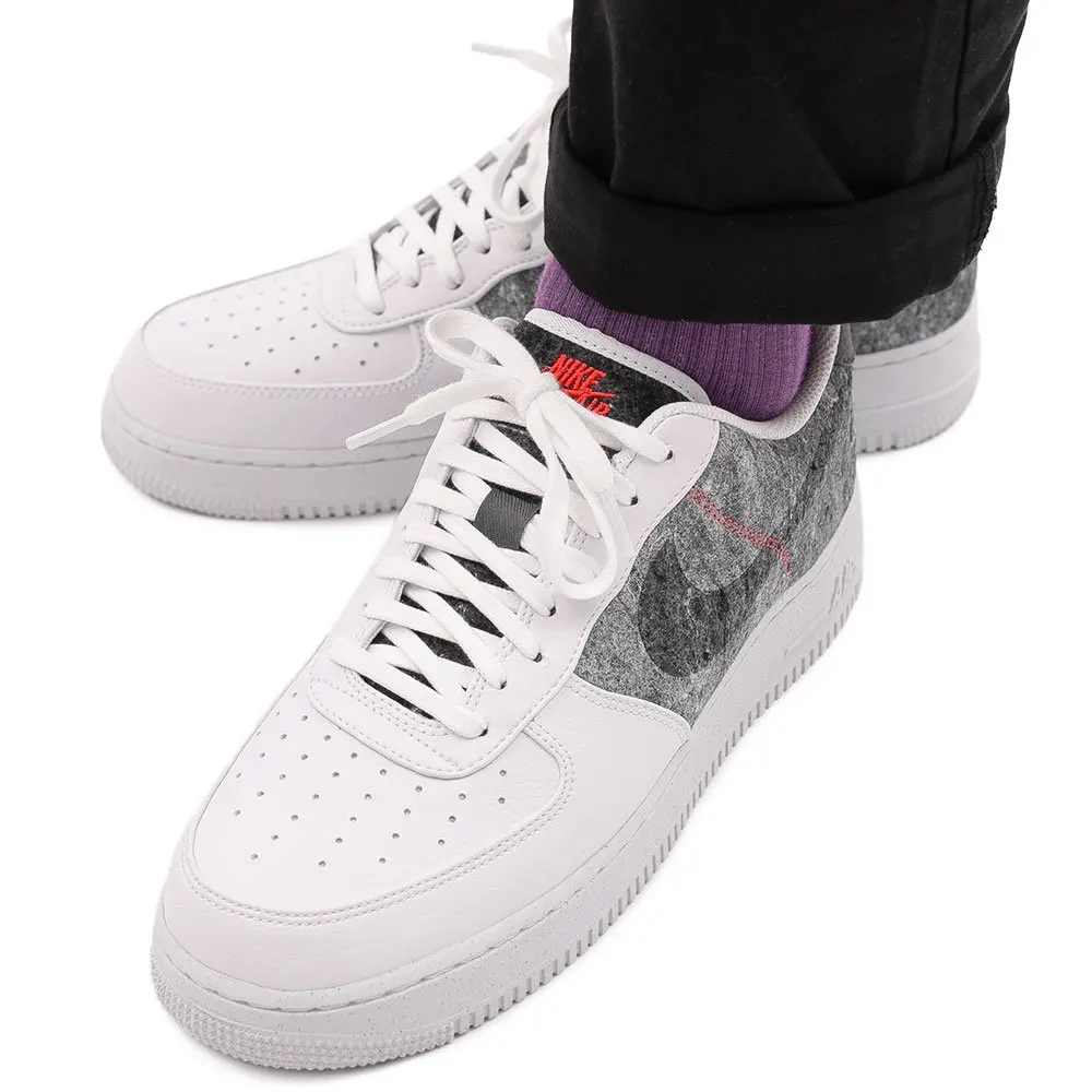 Alternative view of Giày Nike Air Force 1 07 Recycled White Light Smoke Grey CV1698-100