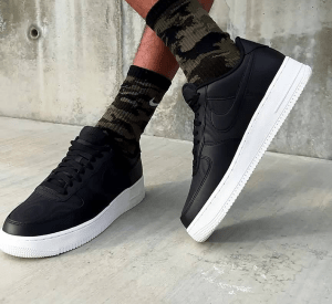 Alternative view of Giày Nike Air Force 1 Low 'Nylon Black White' FB2048-001