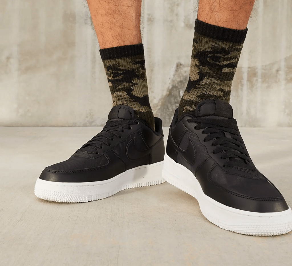 Giày Nike Air Force 1 Low 'Nylon Black White' FB2048-001 - Ảnh 3