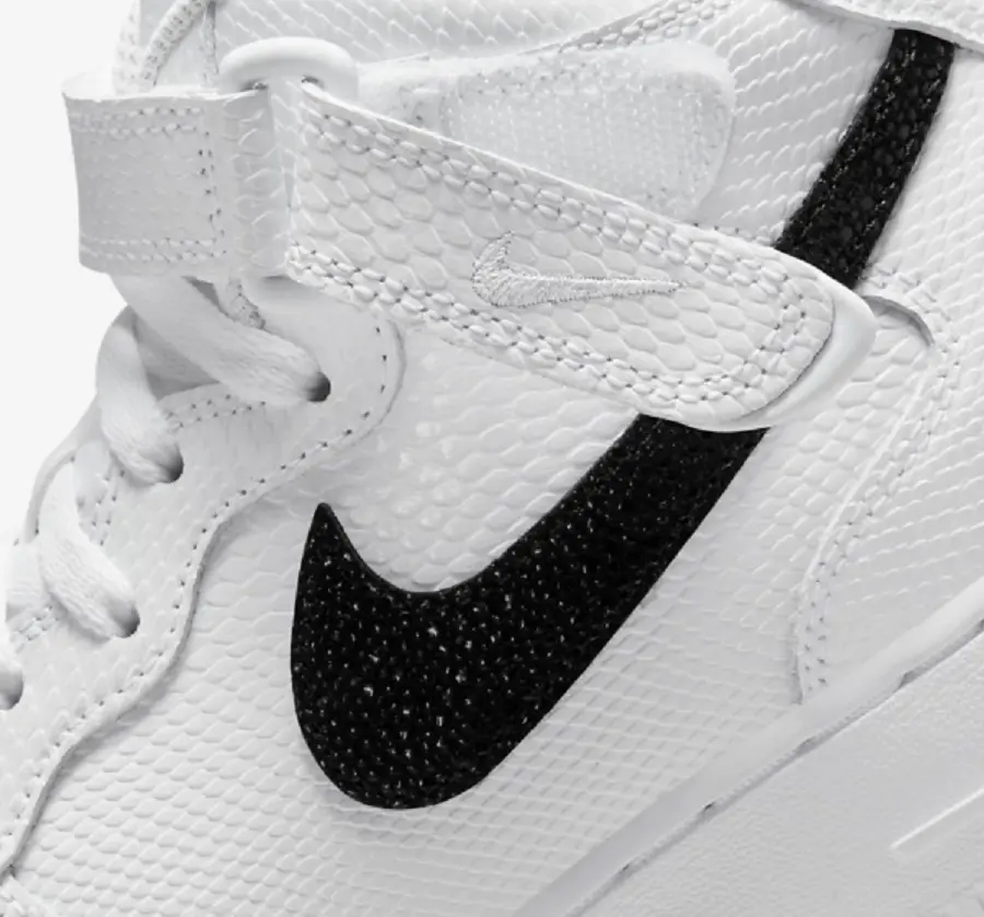 Giày Nike Air Force 1 Mid ’07 ‘White Black’ DZ5211-100 - Ảnh 4