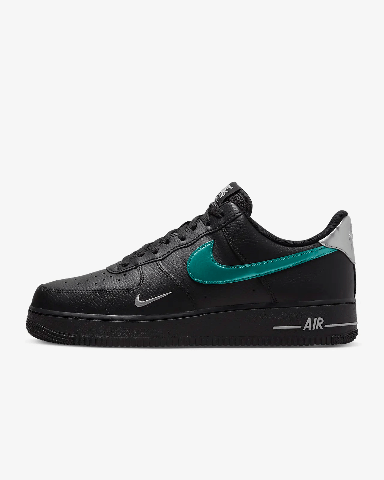 Giày Nike Air Force 1 '07 Low Black Blue Lightning FD0654-001 - Ảnh 5