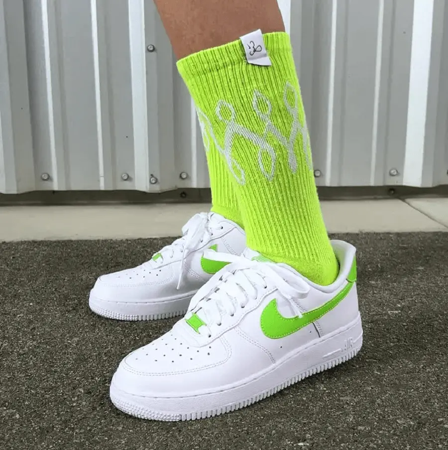 Alternative view of Giày Nike Air Force 1 Low 'White Action Green' DD8959-112