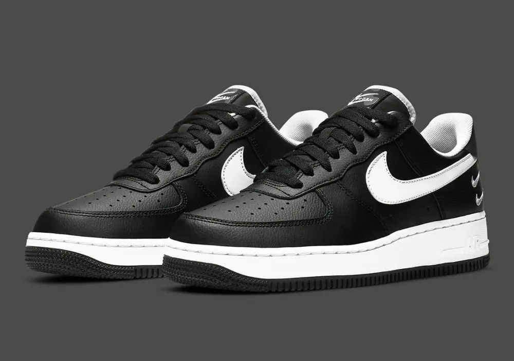 Giày Nike Air Force 1 '07 LV8 'Double Swoosh Black White' CT2300-001 - Ảnh 3