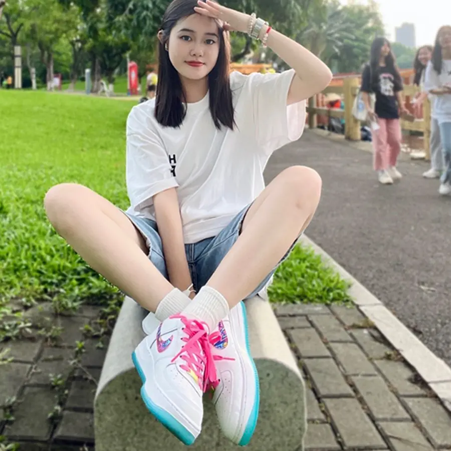 Alternative view of Giày Nike Air Force 1 Low GS ‘All Star 2023’ DZ4883-100