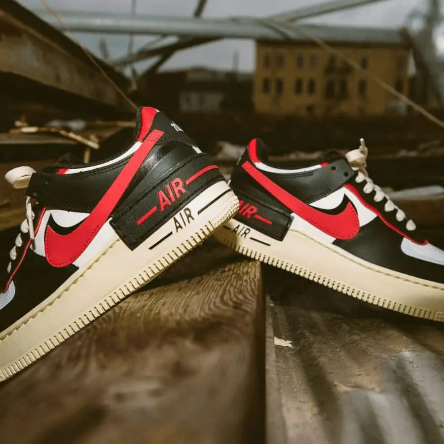 Giày Nike Air Force 1 Low Shadow 'White Red Black’ DR7883-102 - Ảnh 3