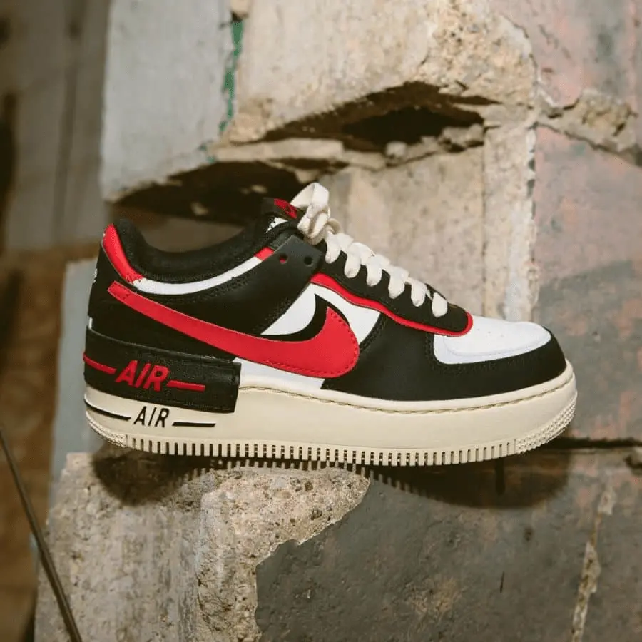 Giày Nike Air Force 1 Low Shadow 'White Red Black’ DR7883-102 - Ảnh 4