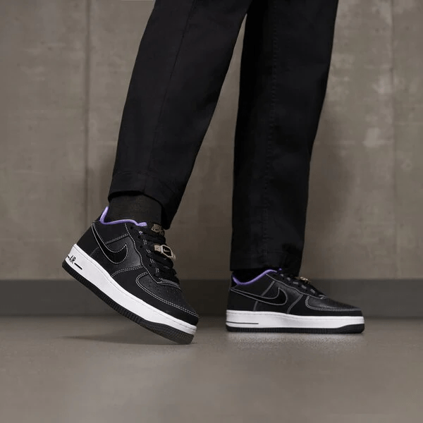 Giày Nike Air Force 1 Low World Champ 'Black Purple' DQ0300-001 - Ảnh 5