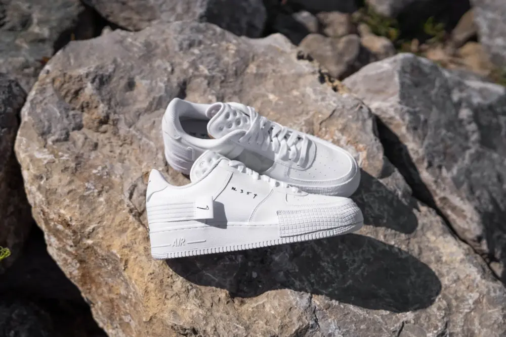 Giày Nike Air Force 1 Type 2 'Triple White' CT2584-100 - Ảnh 3