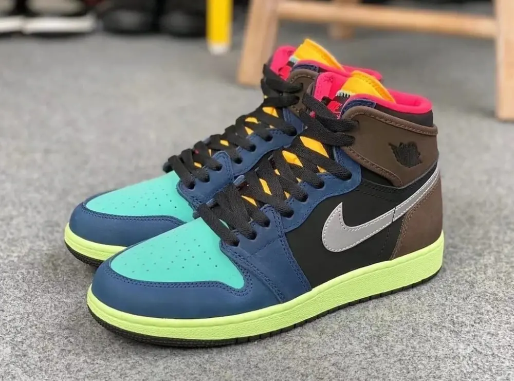 Giày Nike Jordan 1 Retro High Tokyo Bio Hack GS 575441-201 - Ảnh 3