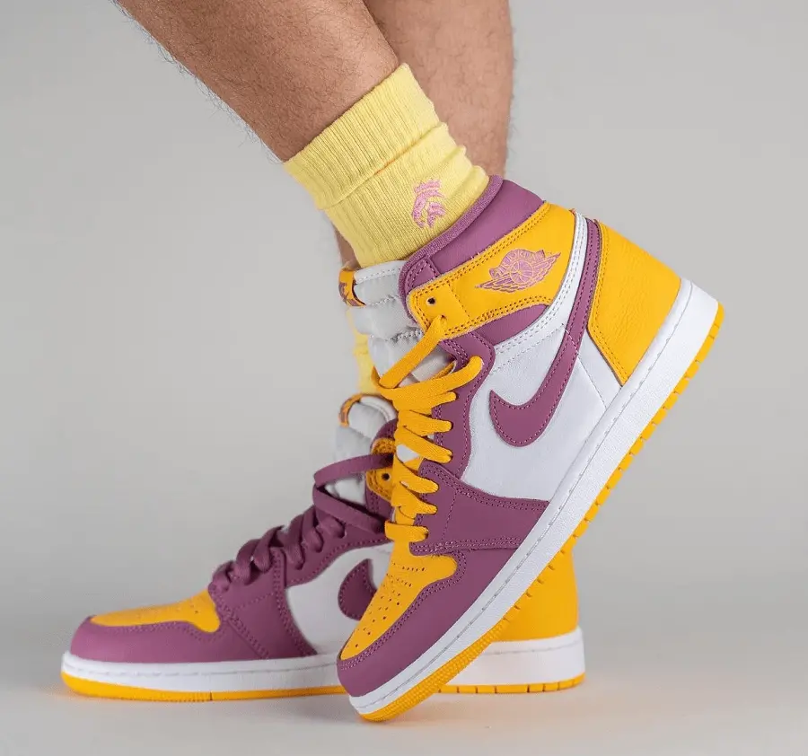 Giày Nike Air Jordan 1 High GS 'Brotherhood' 575441-706 - Ảnh 6