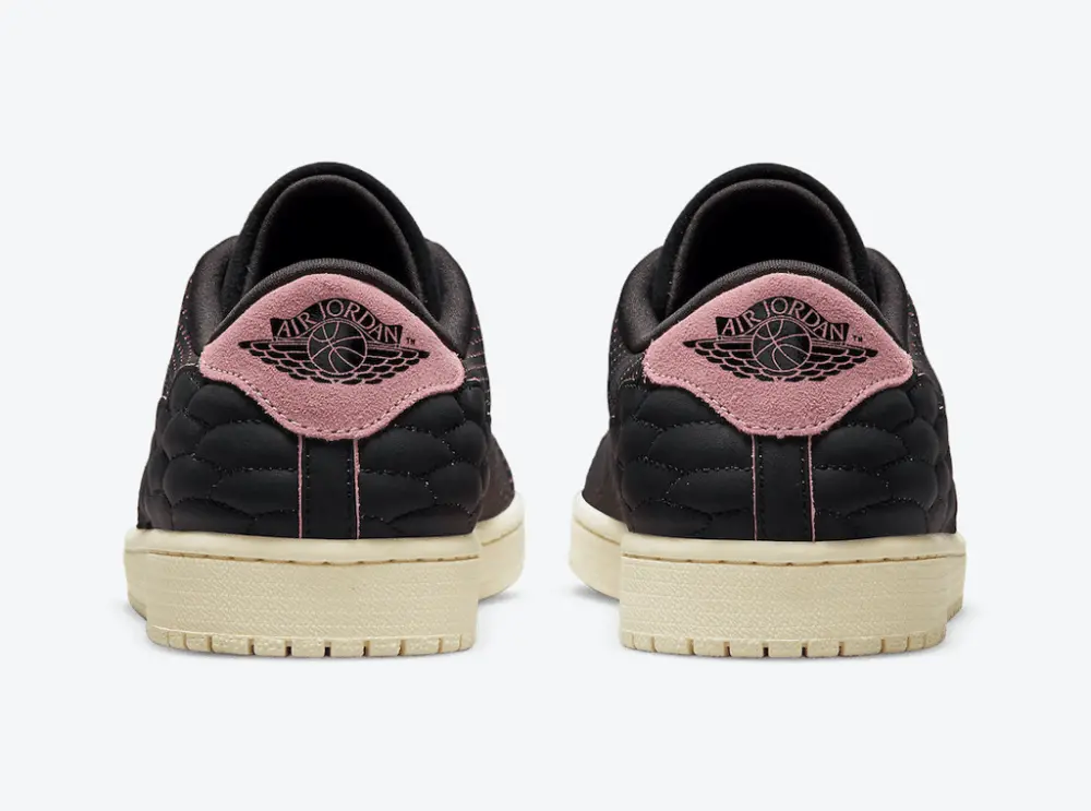 Giày Nike Air Jordan 1 Centre Court 'Perforated Black Pink' DJ2756-006 - Ảnh 4
