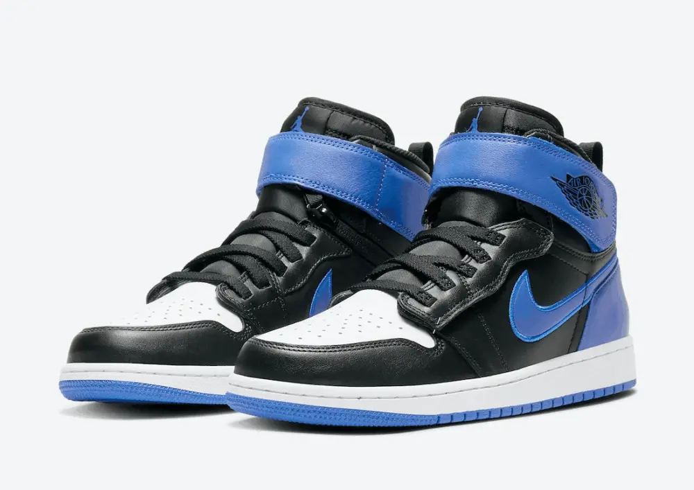 Alternative view of Giày Nike Air Jordan 1 High FlyEase GS 'Hyper Royal' CT4897-041