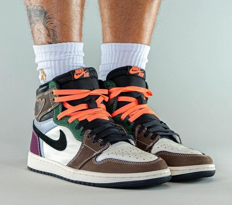 Giày Nike Air Jordan 1 High OG ‘Crafted’ DH3097-001 - Ảnh 4