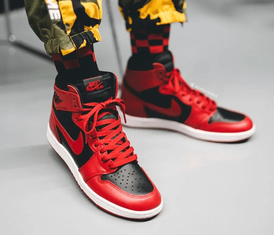 Giày Nike Air Jordan 1 Retro High 85 Varsity Red BQ4422-600 - Ảnh 5