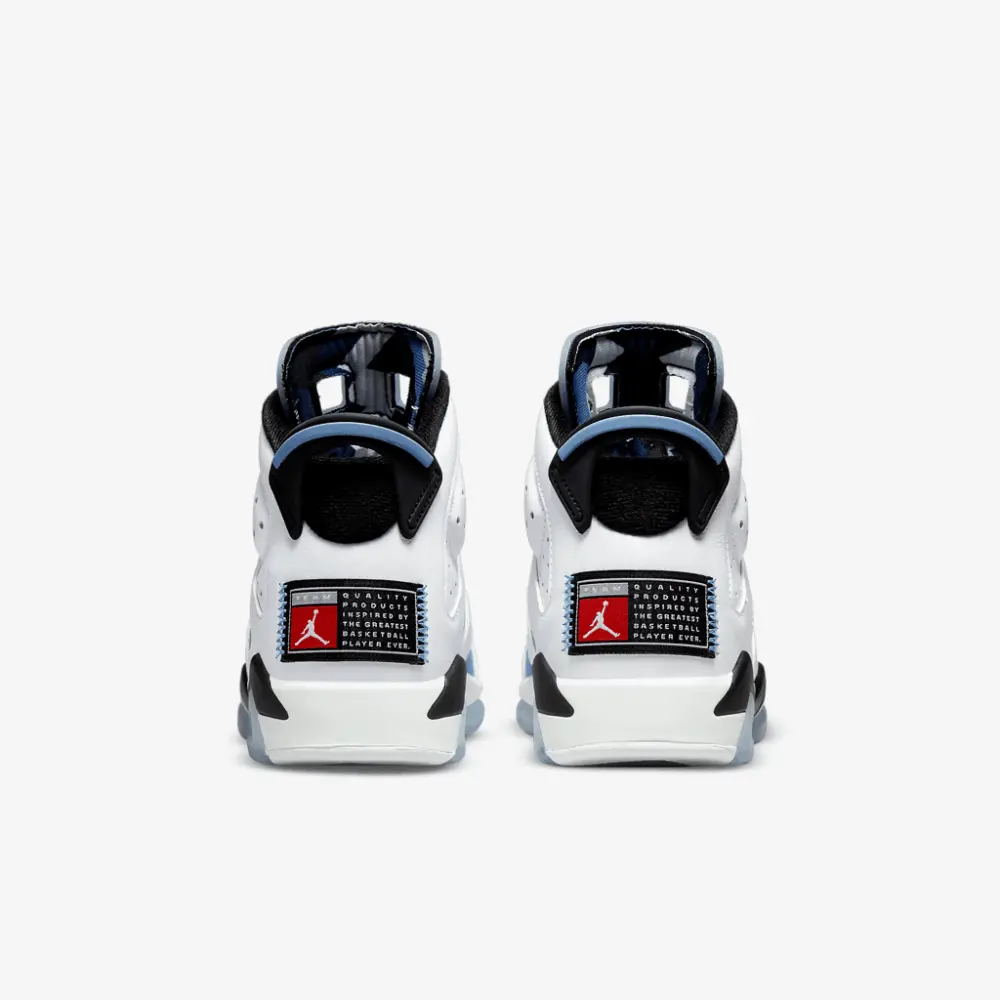 Giày Nike Air Jordan 6 Retro GS 'University Blue' 384665-410 - Ảnh 6