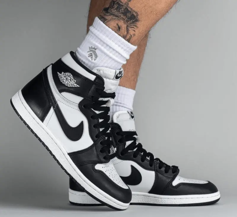 Giày Nike Air Jordan 1 Hi 85 'Black White' BQ4422-001 - Ảnh 3