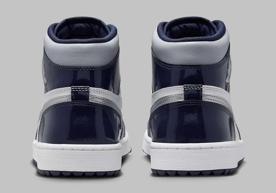 Giày Nike Air Jordan 1 High Golf 'Patent Midnight Navy' DQ0660-100 - Ảnh 4