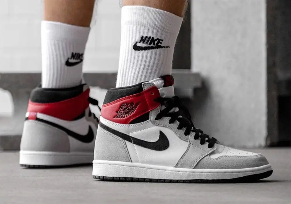 Giày Nike Air Jordan 1 Retro High OG GS 'Smoke Grey' 575441-126 - Ảnh 5