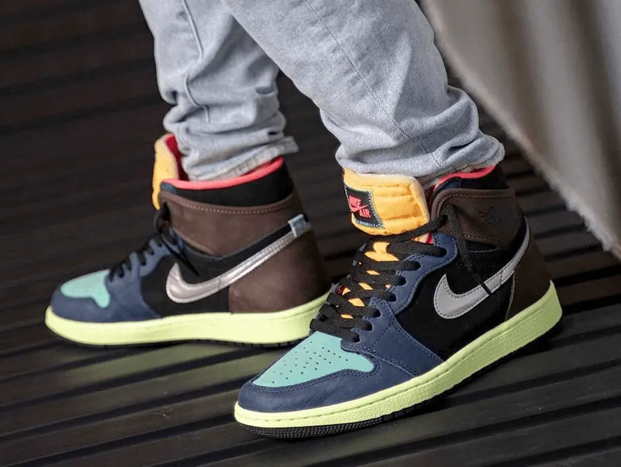 Giày Nike Air Jordan 1 Retro High 'Tokyo Bio Hack' 555088-201 - Ảnh 5