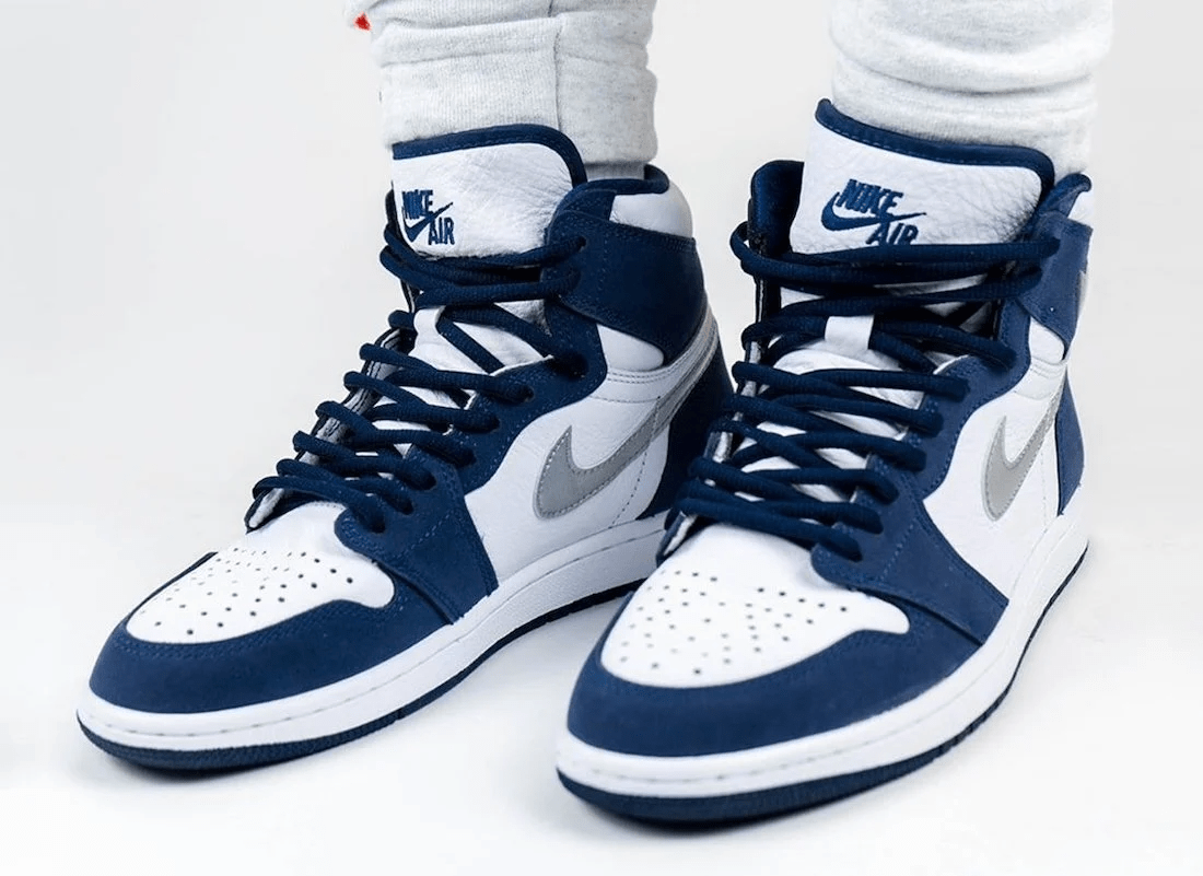 Giày Nike Air Jordan 1 Retro High co.JP 'Midnight Navy' 2020 DC1788-100 - Ảnh 3