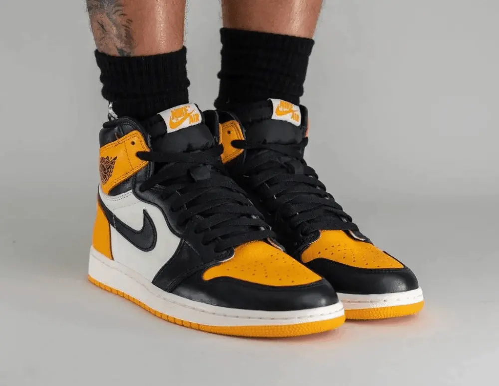 Giày Nike Air Jordan 1 Retro High OG GS 'Taxi' 575441-711 - Ảnh 5