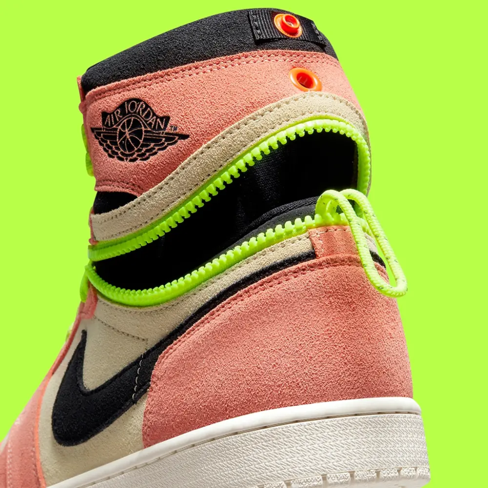 Giày Nike Air Jordan 1 High Switch 'Pink Volt' CW6576-800 - Ảnh 6