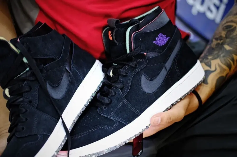 Giày Nike Air Jordan 1 High Zoom Comfort 'Court Black' CT0978-005 - Ảnh 3