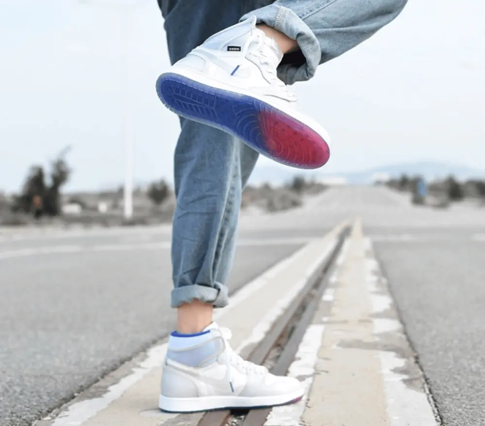 Giày Nike Air Jordan 1 High Zoom 'Racer Blue' CK6637-104 - Ảnh 3