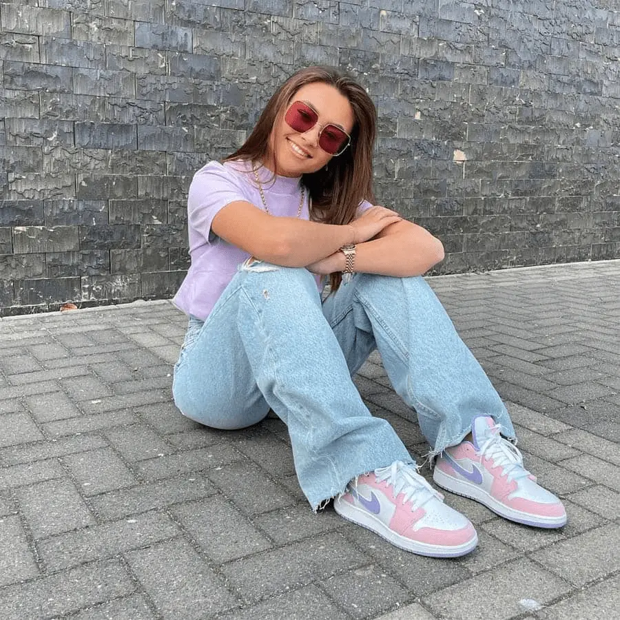 Giày Nike Air Jordan 1 Low SE GS 'Arctic Punch' CV9844-600 - Ảnh 3