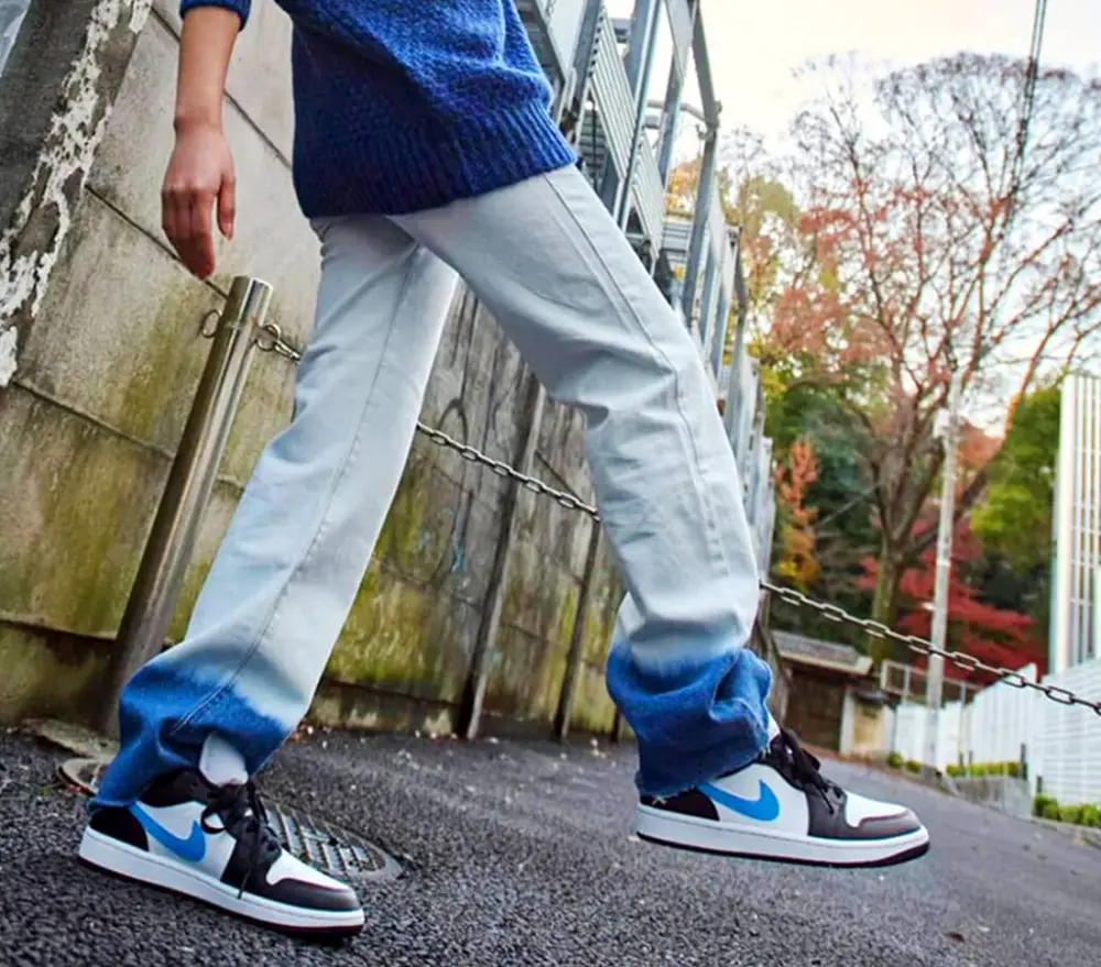 Giày Nike Air Jordan 1 Low University Blue DC0774-041 - Ảnh 5