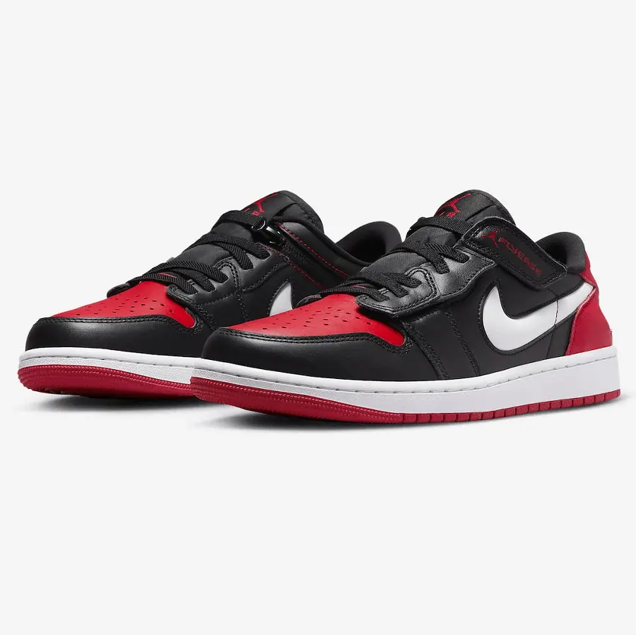 Giày Nike Air Jordan 1 Low FlyEase 'Black White Gym Red' DM1206-066 - Ảnh 5