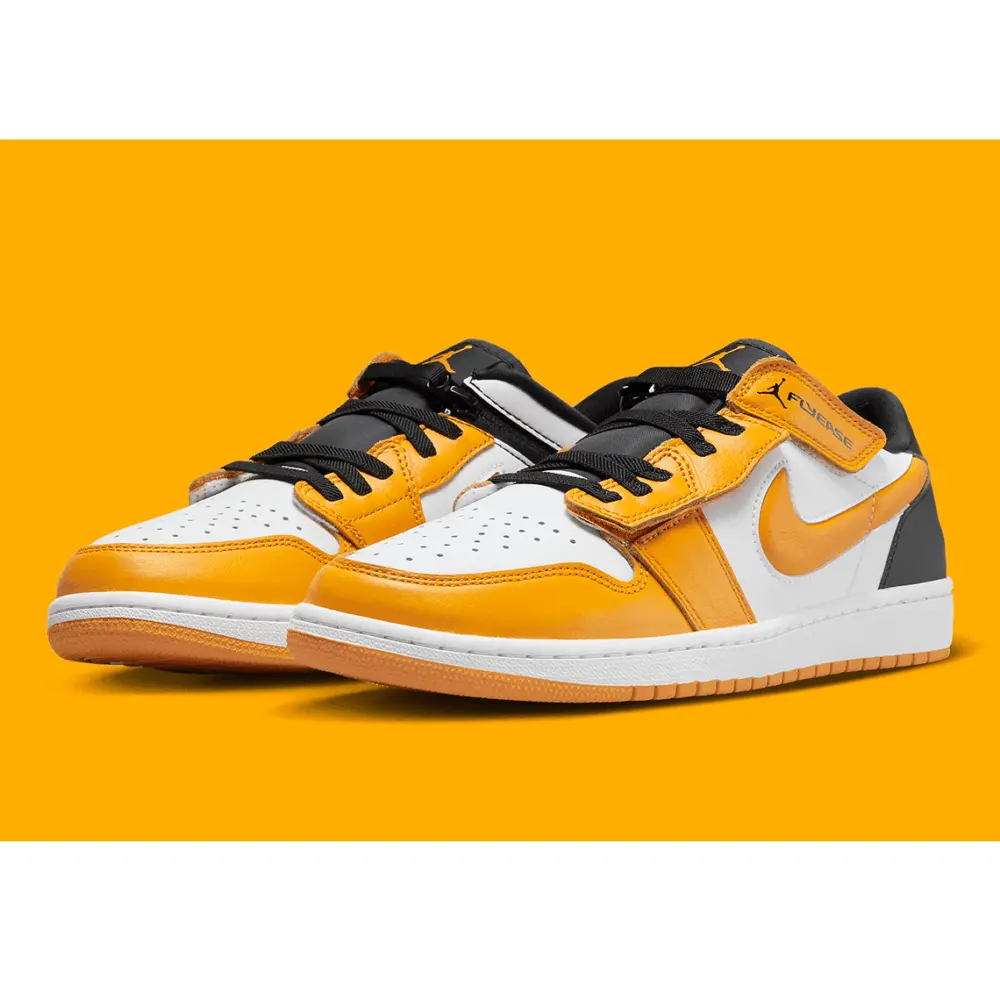 Alternative view of Giày Nike Air Jordan 1 Low FlyEase 'University Gold’ DM1206-107