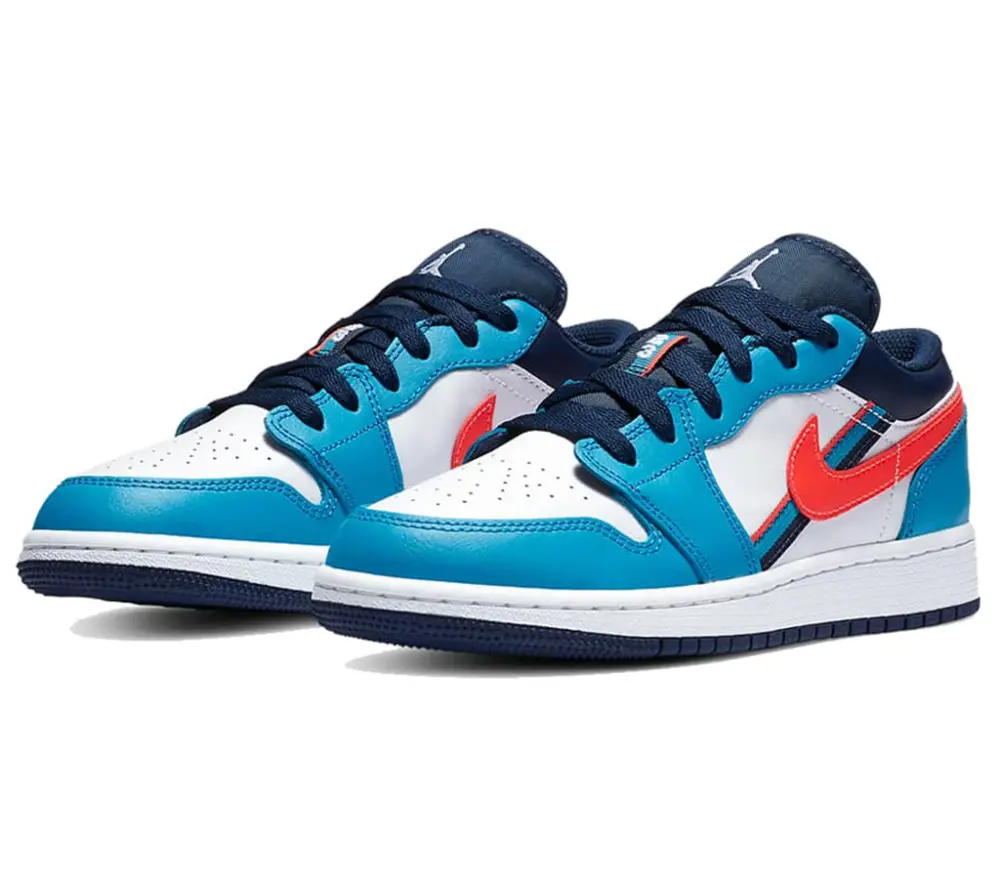 Alternative view of Giày Nike Air Jordan 1 Low GS 'Game Time' CV4892-100