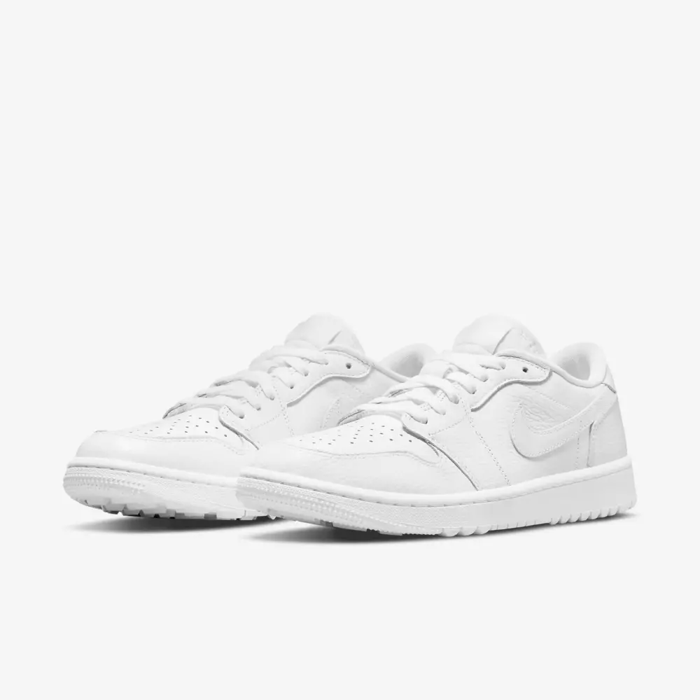 Alternative view of Giày Nike Air Jordan 1 Retro Low Golf Triple White DD9315-101
