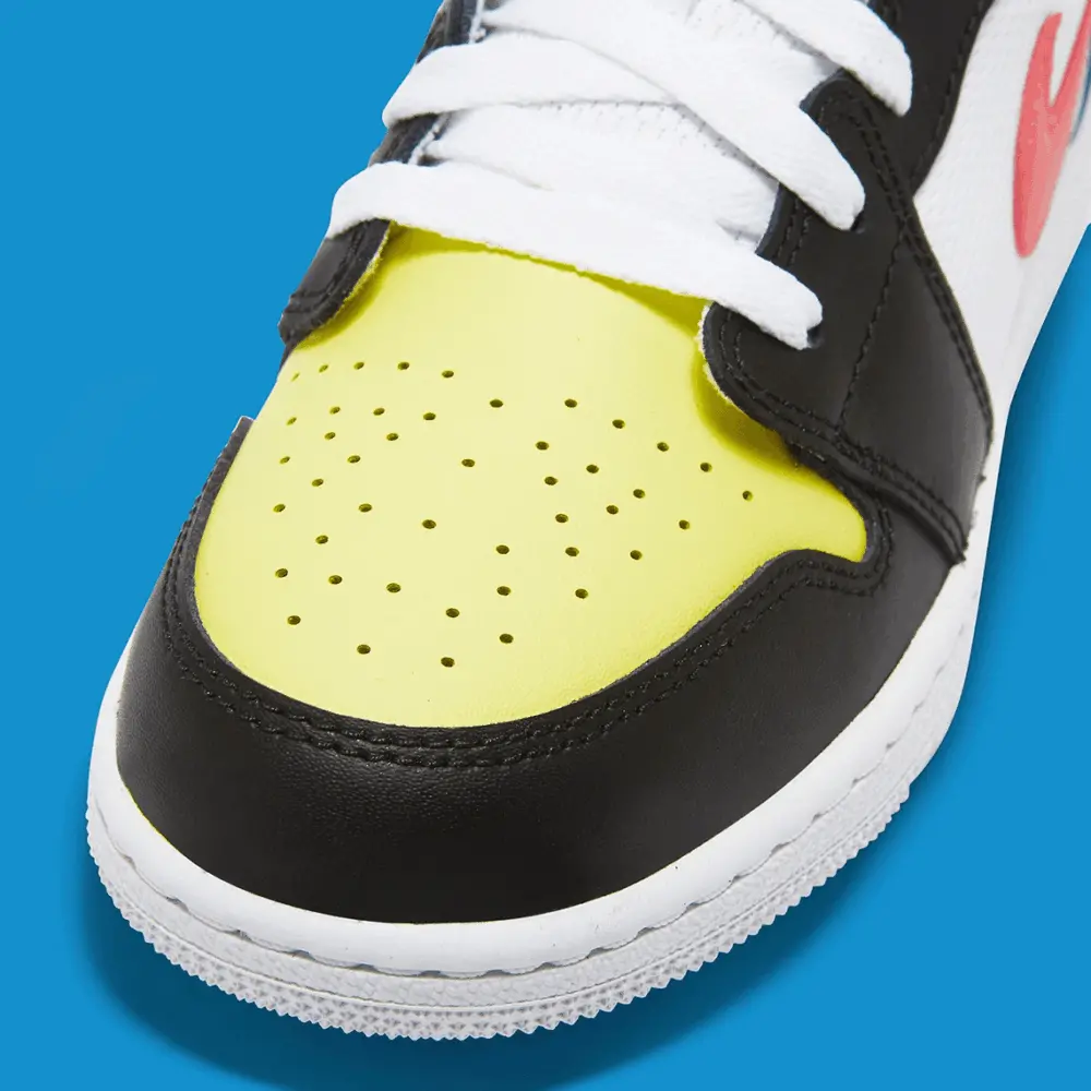 Giày Nike Air Jordan 1 Low GS 'Funky Patterns' DH5927-006 - Ảnh 5