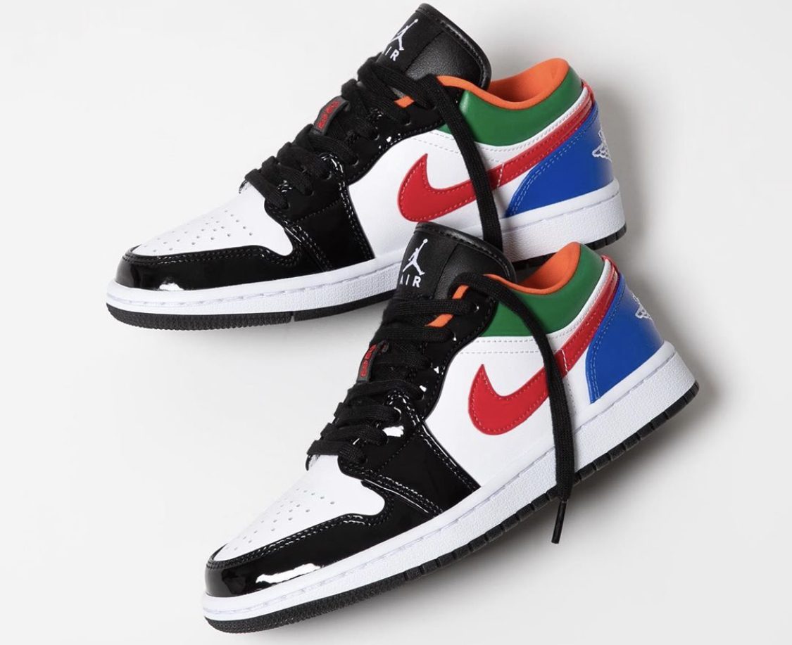 Giày Nike Air Jordan 1 Low Multi-Color 'Black Toe' CZ4776-101 - Ảnh 4