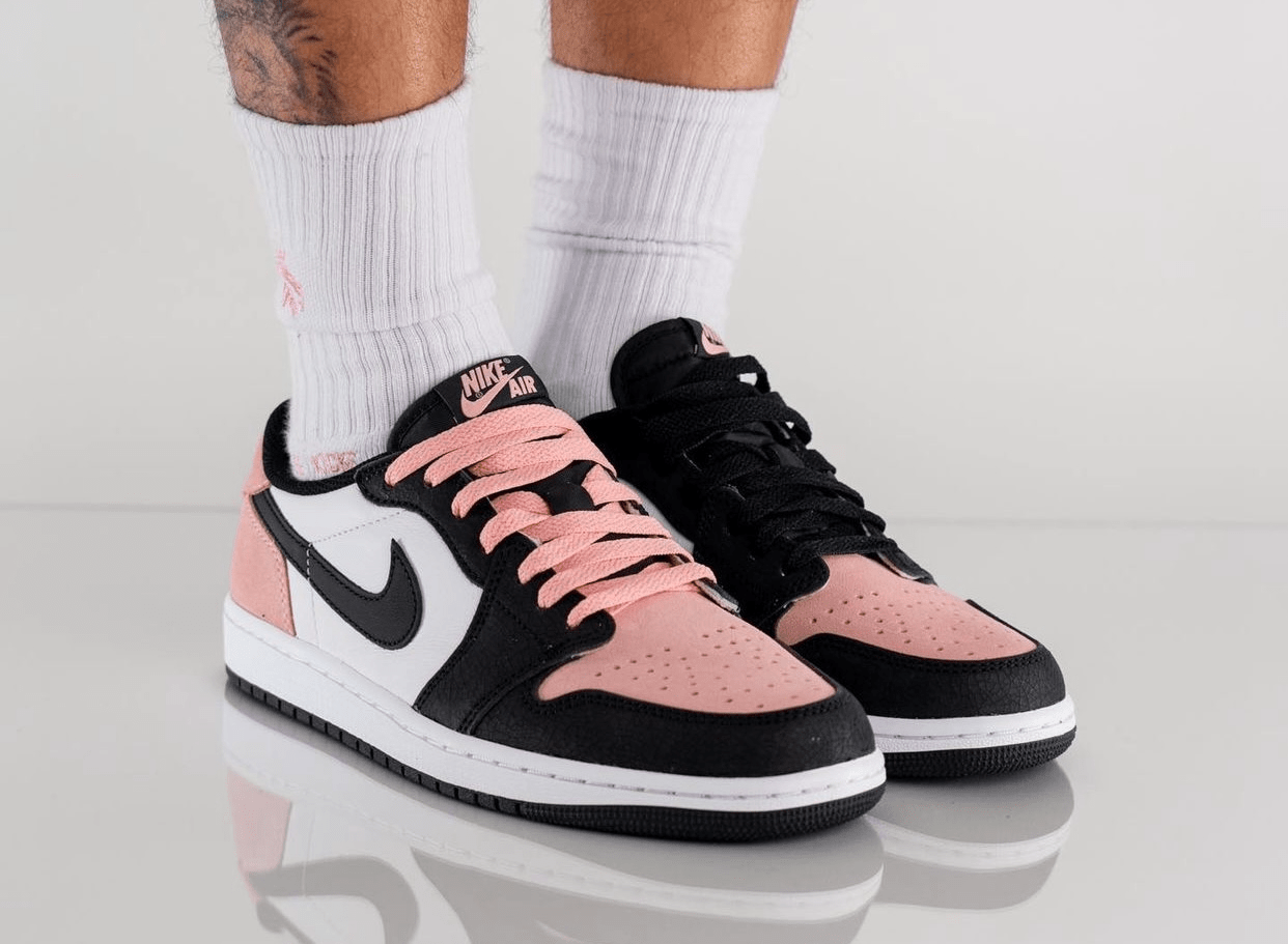 Giày Nike Air Jordan 1 Low 'Bleached Coral' CZ0790-061 - Ảnh 4