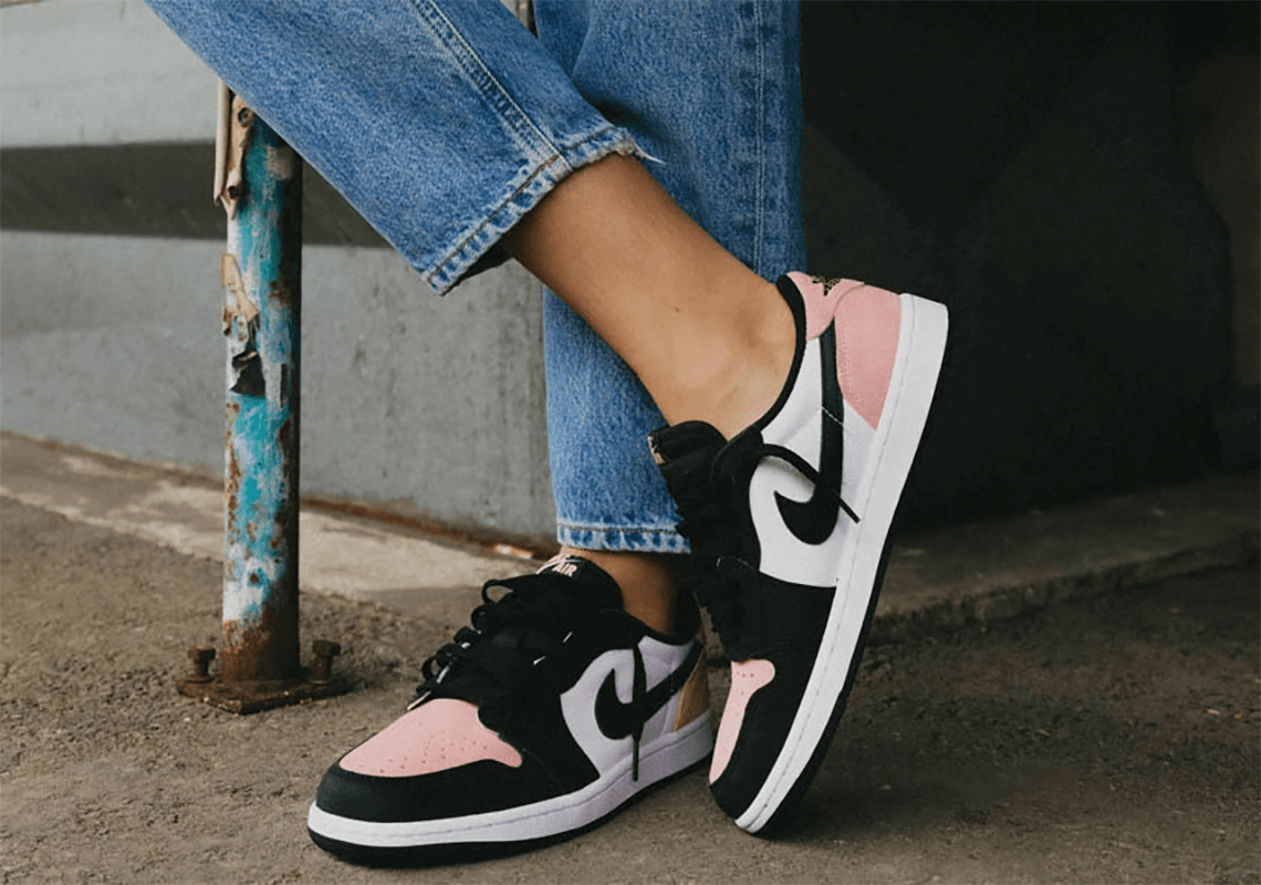 Giày Nike Air Jordan 1 Low 'Bleached Coral' CZ0790-061 - Ảnh 2