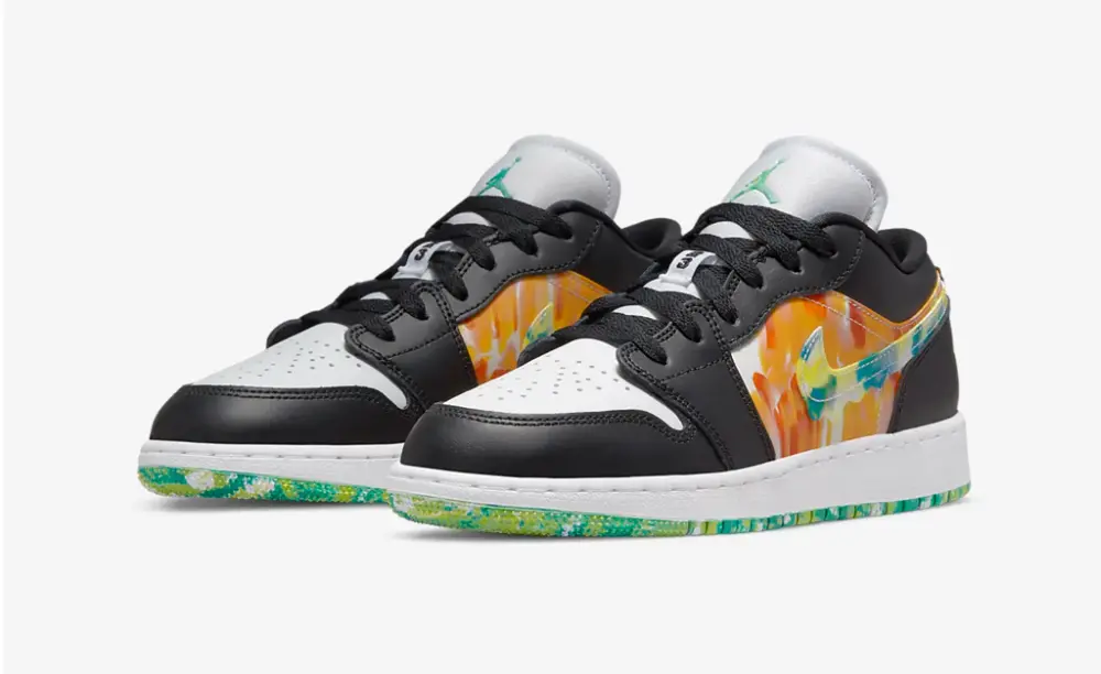 Giày Nike Air Jordan 1 Low 'Tie Dye' GS DJ6252-038 - Ảnh 4