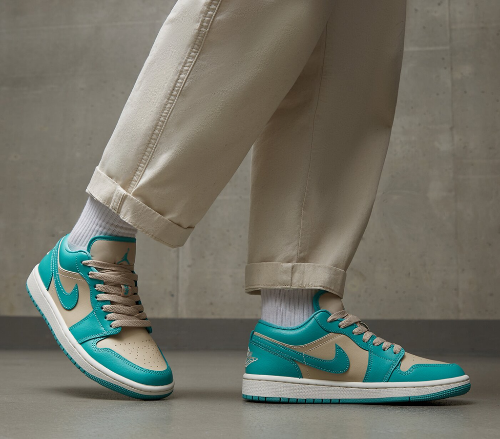 Giày Nike Jordan 1 Low 'Sanddrift Washed Teal' DC0774-131 - Ảnh 3