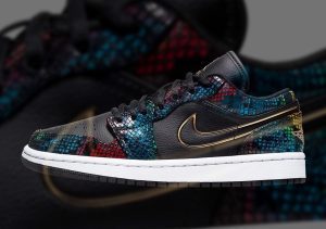 Alternative view of Giày Nike Air Jordan 1 Snakeskin CW5580-001