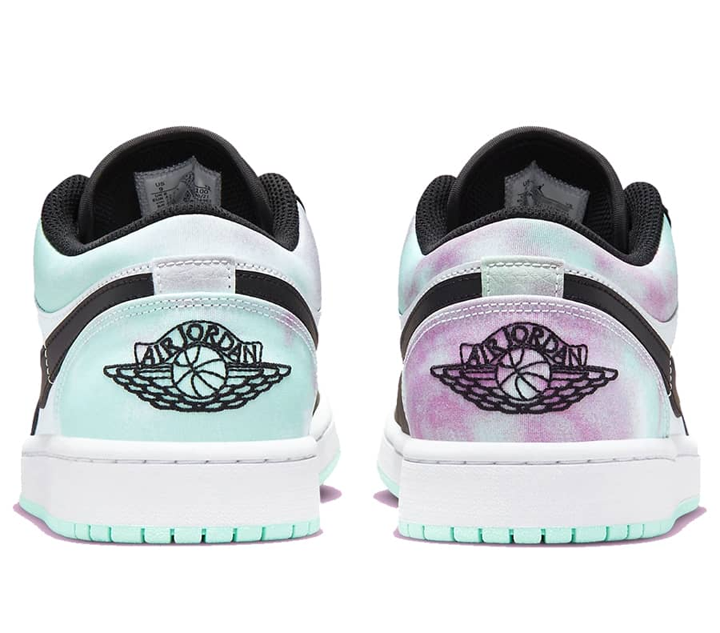 Giày Nike Air Jordan 1 Low SE 'White Black Tie Dye' DQ2514-100 - Ảnh 6