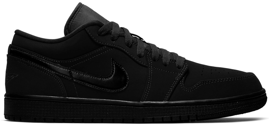 Giày Nike Air Jordan 1 Low 'Triple Black' 553558-056