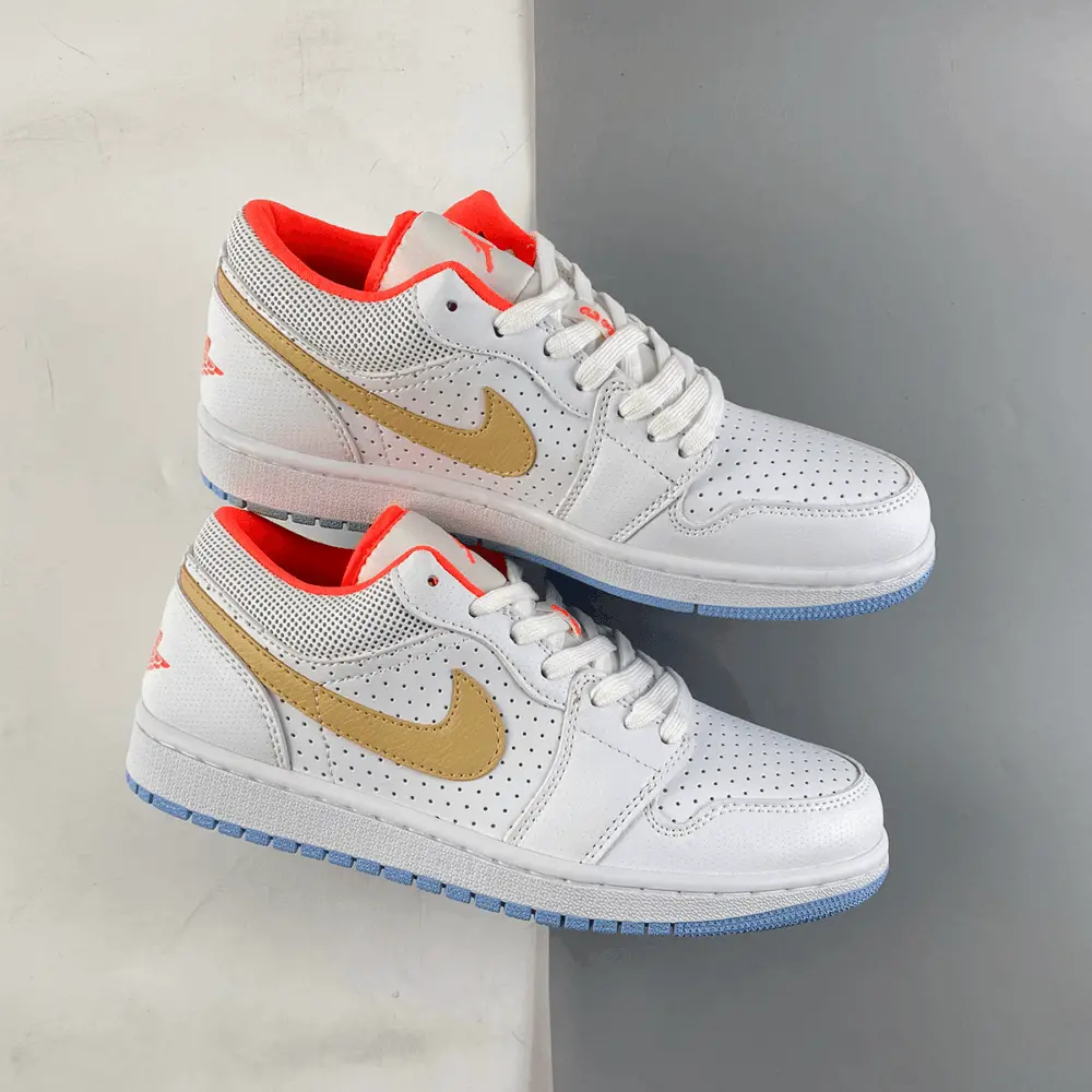 Alternative view of Giày Nike Wmns Air Jordan 1 Low SE 'White Sesame' DC9509-100